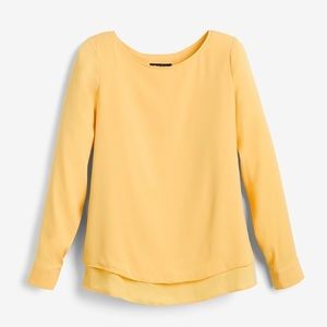 White House Black Market Long Sleeve Blouse